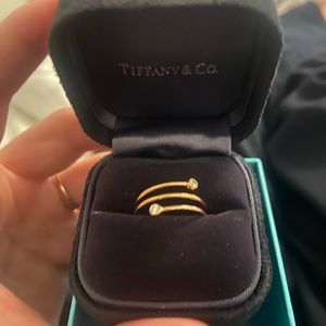 Tiffany & Co Gold Hoop Ring